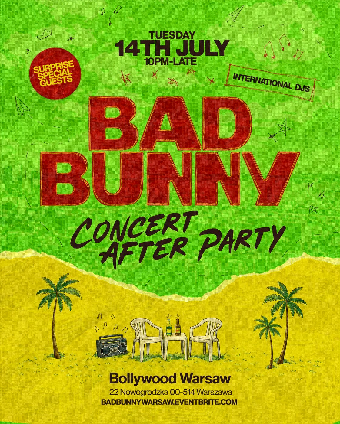 BAD BUNNY AFTER PARTY - WARSAW