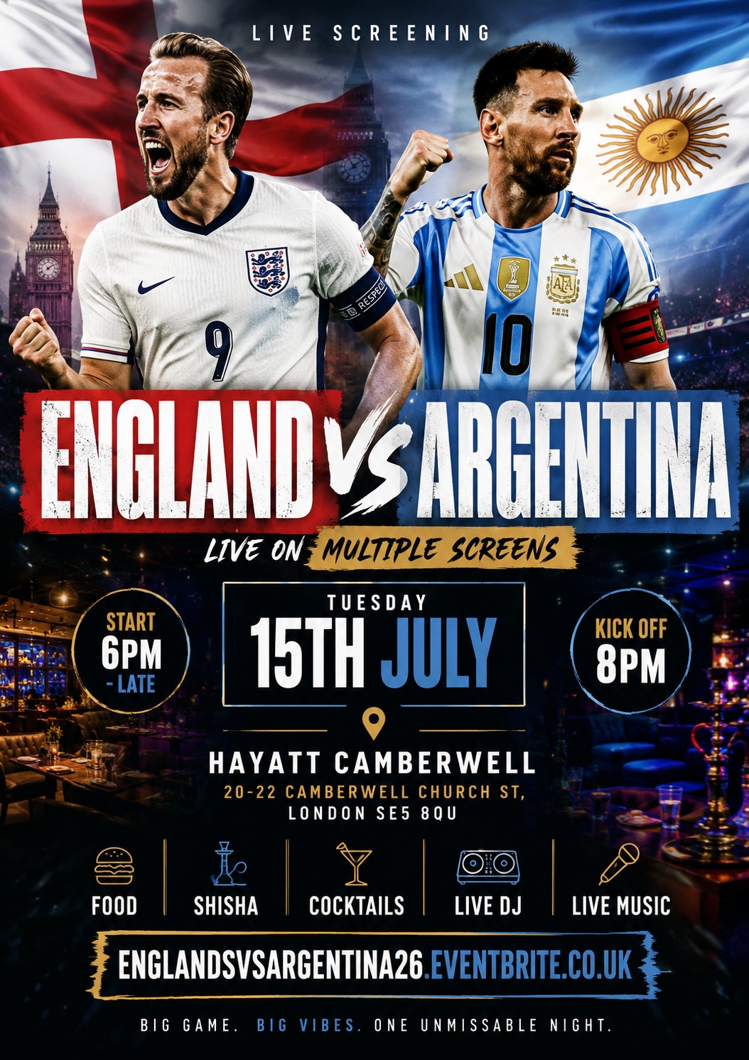 England VS Argentina World Cup Semi Finals