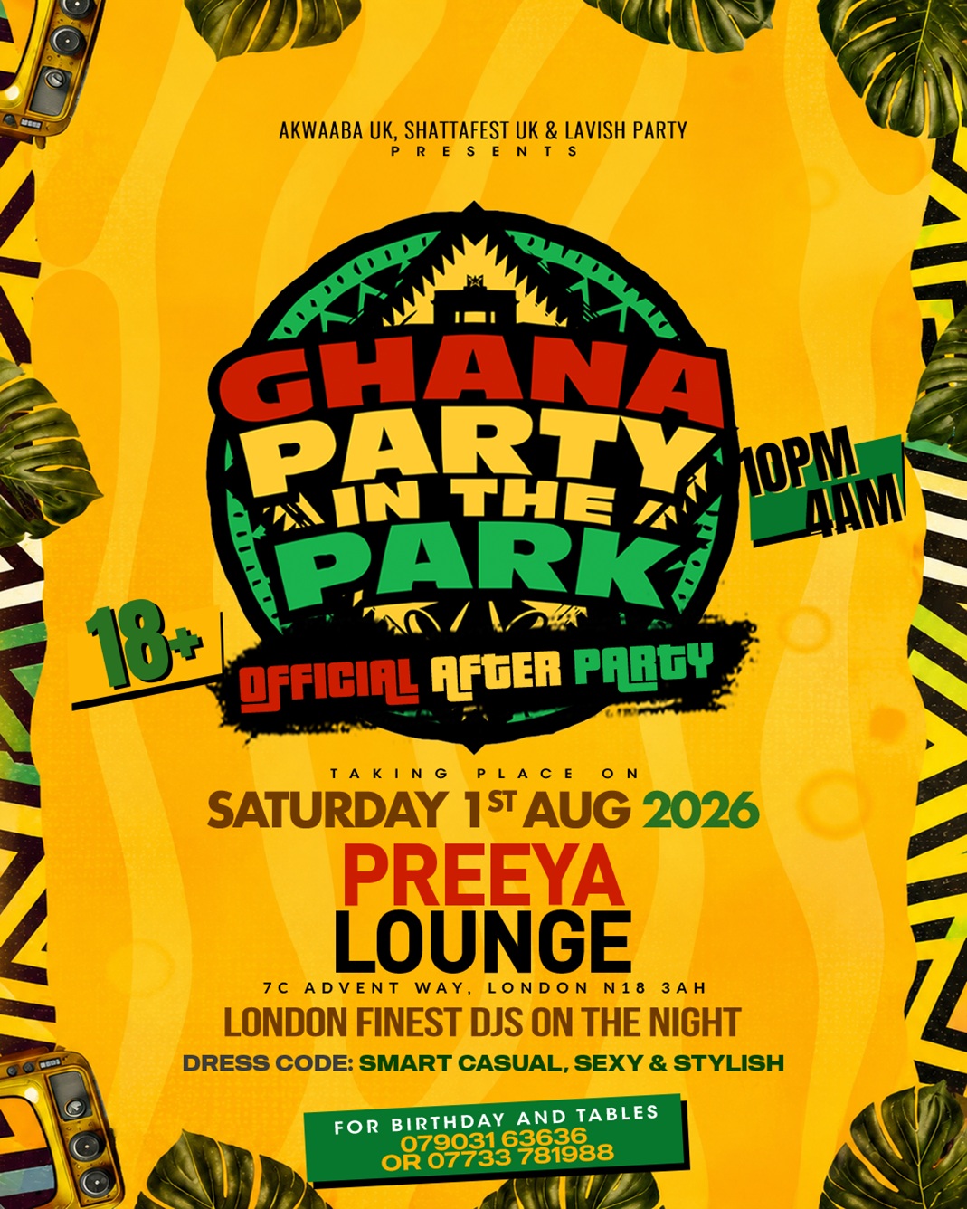 Ghana Party In The Park Official After Party