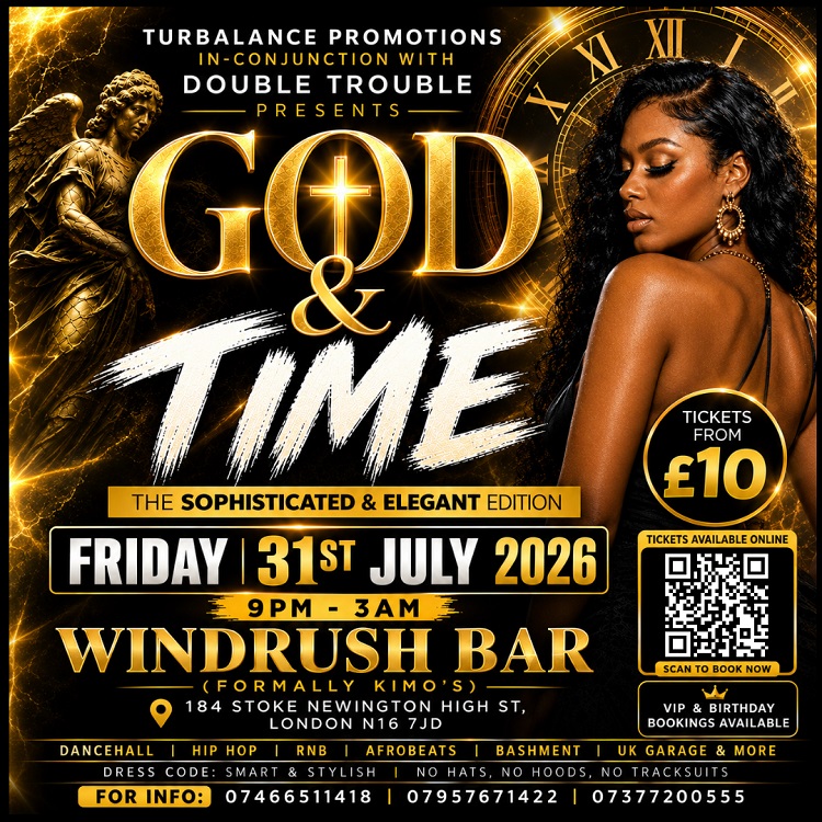 GOD & TIME – The Sophisticated & Elegant Edition - 31/07/2026