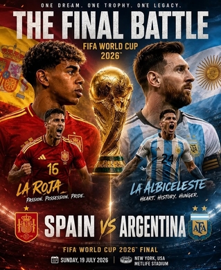 Spain vs Argentina : World Cup Final Watch + After Party
