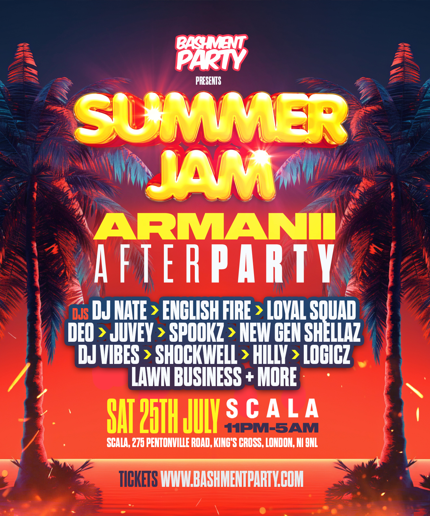 Bashment Party - Armanii Concert Afterparty - Summer Jam