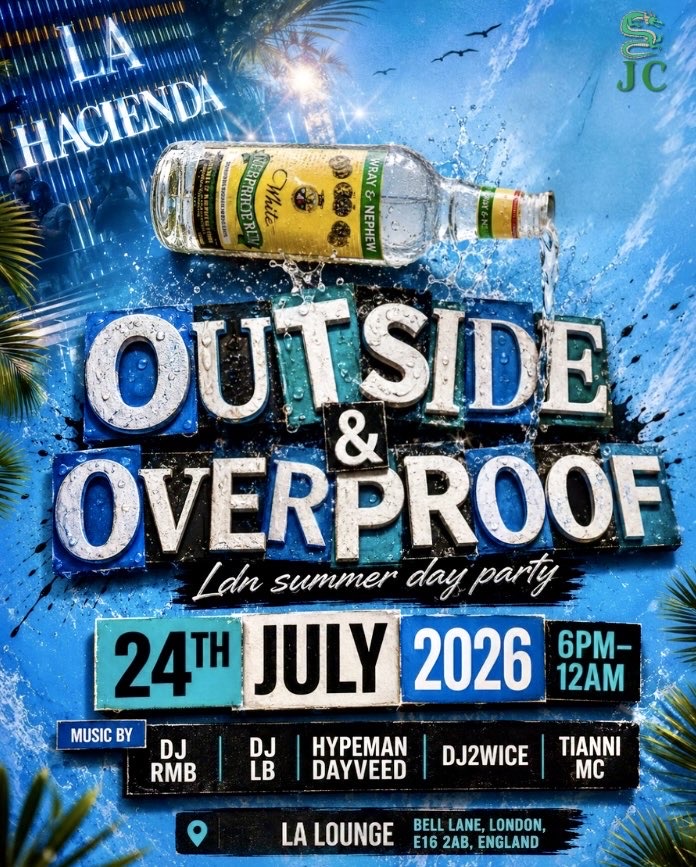 OUTSIDE & OVERPROOF SUMMER DAY PARTY FRIDAY JULY 24th @ LA HACIENDA                                                  