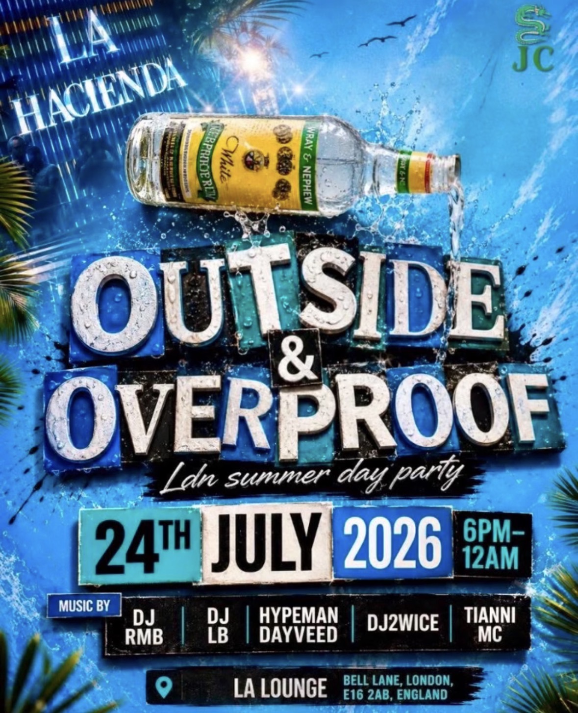 WE OUTSIDE & OVERPROOF SUMMER DAY PARTY & AFTERPARTY @LA LOUNGE 