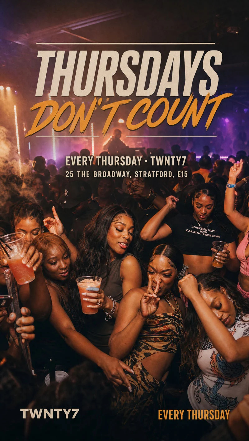 THURSDAYS DON’T COUNT at TWNTY7  