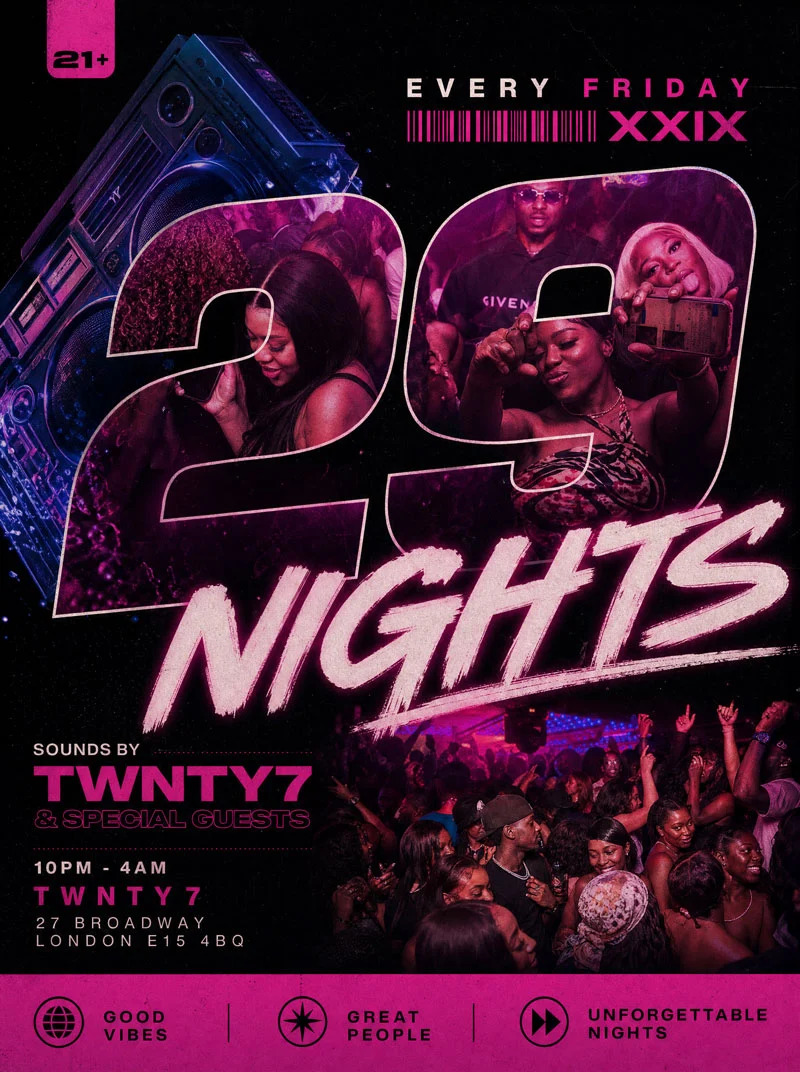 TWNTY7 – 29 NIGHTS  
