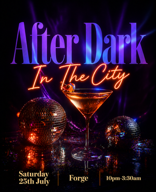 AFTER DARK IN THE CITY (£5 B4 MIDNIGHT WITH A TICKET)