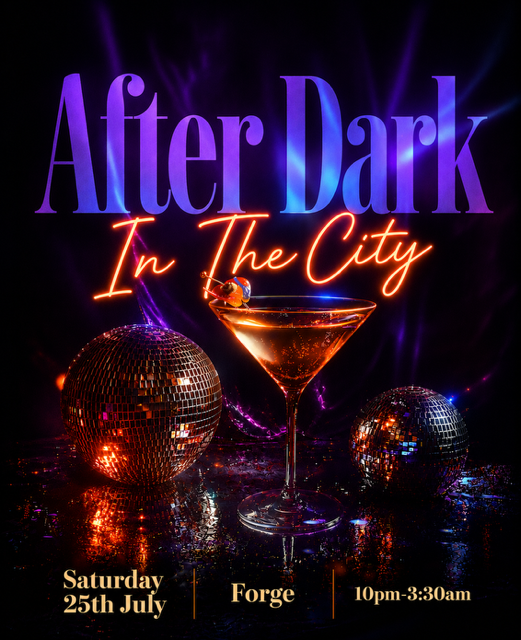 AFTER DARK IN THE CITY (£5 B4 MIDNIGHT WITH A TICKET)