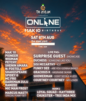 The Asylum Mak 10’s Birthday: Pioneer, Loyal Squad, Funky Dee