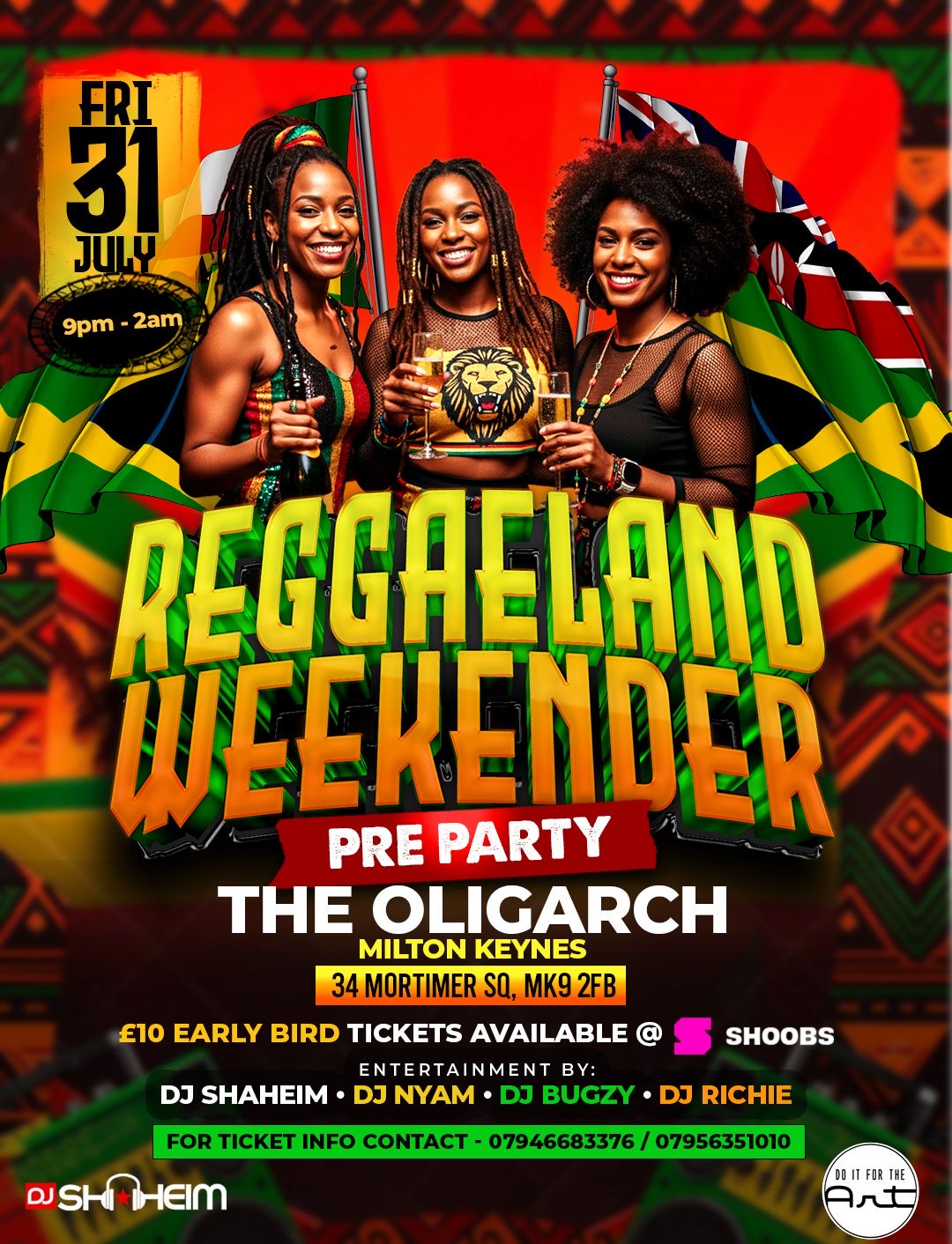 REGGAELAND WEEKEND PRE-PARTY