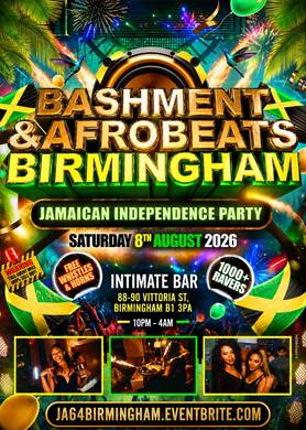 Bashment & Afrobeats Birmingham - Jamaican Independence Party