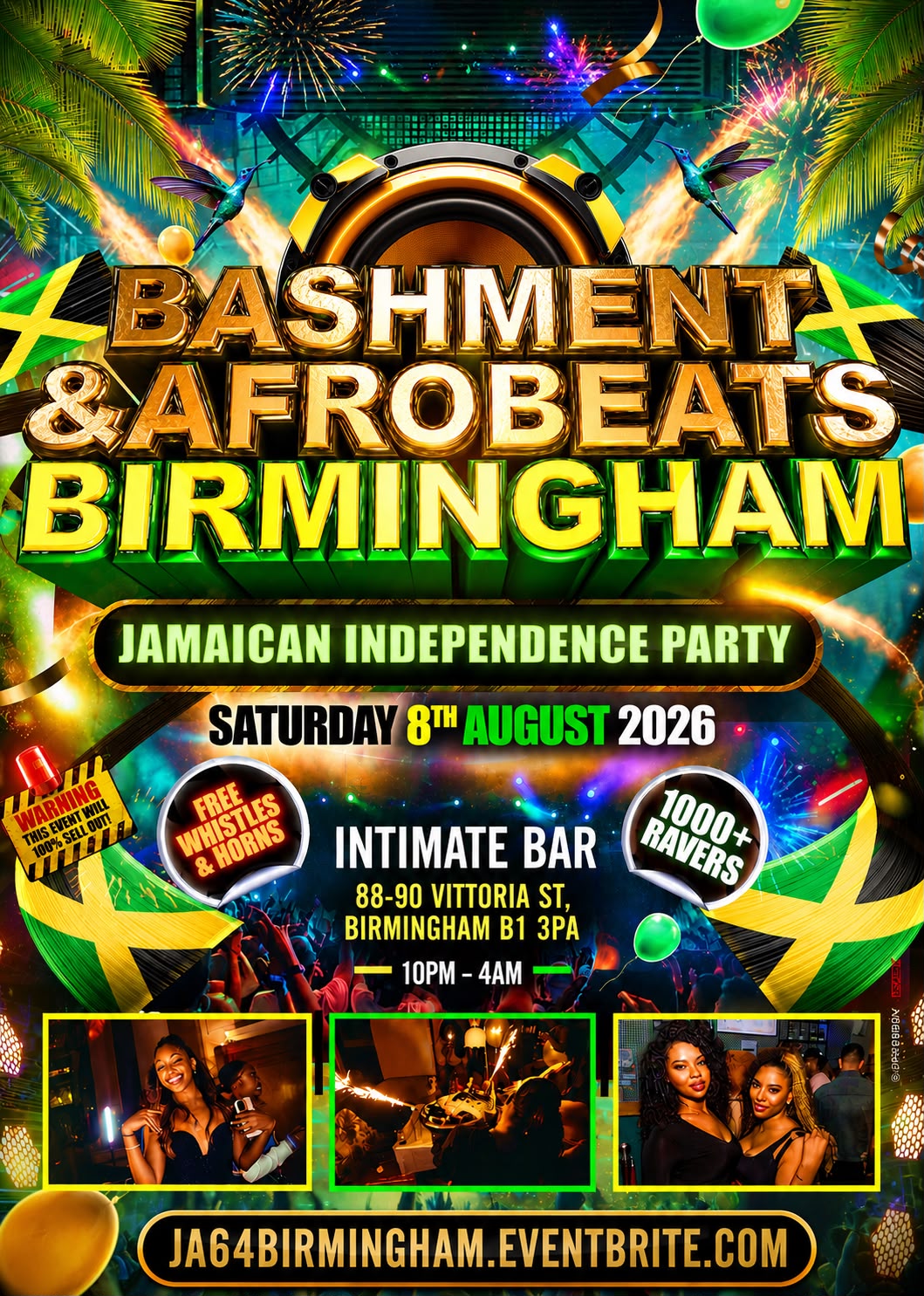 Bashment & Afrobeats Birmingham - Jamaican Independence Party