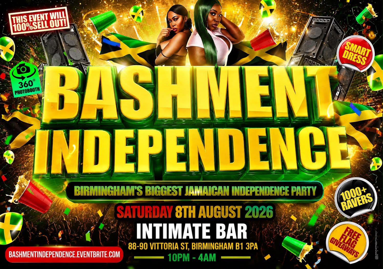 Bashment Independence - Birmingham's Biggest Jamaican Independence Party