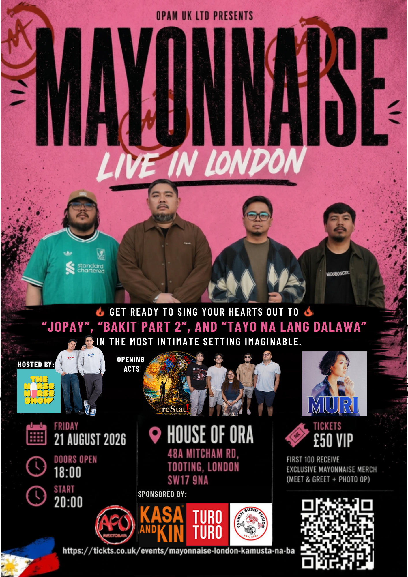 Mayonnaise - London, Kamusta na ba?