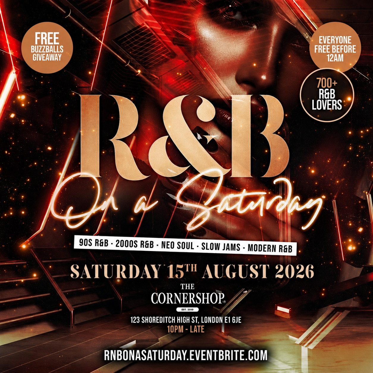 R&B On A Saturday - Shoreditch Free RnB Party