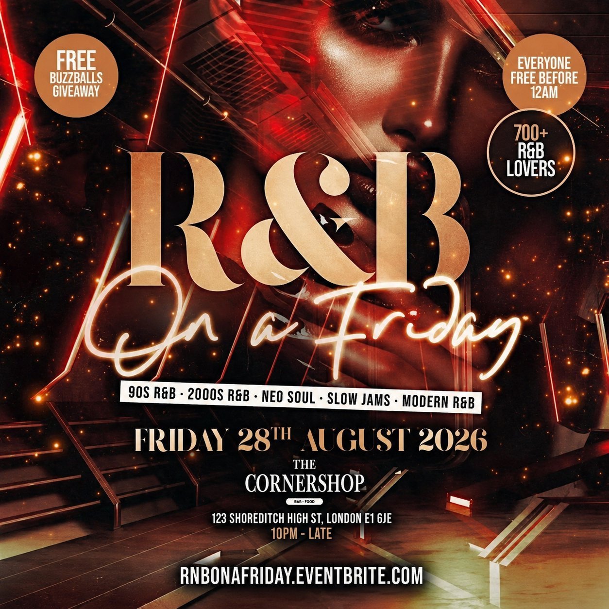 R&B On A Friday - Shoreditch Free RnB Party
