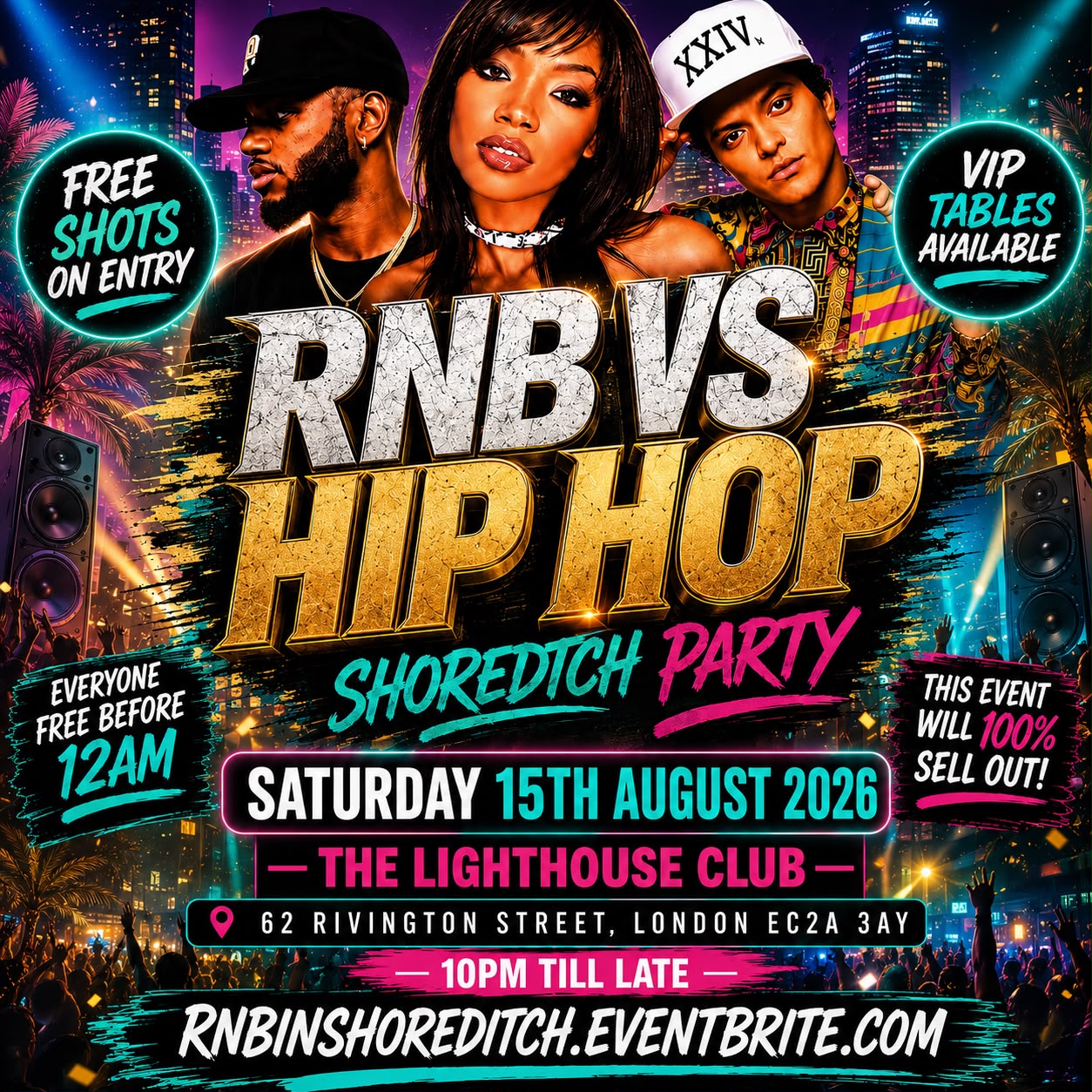 RNB Hip Hop - Shoreditch Party- Everyone Free Before 12AM