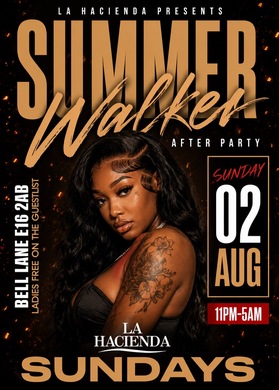 Summer Walker Concert After Party