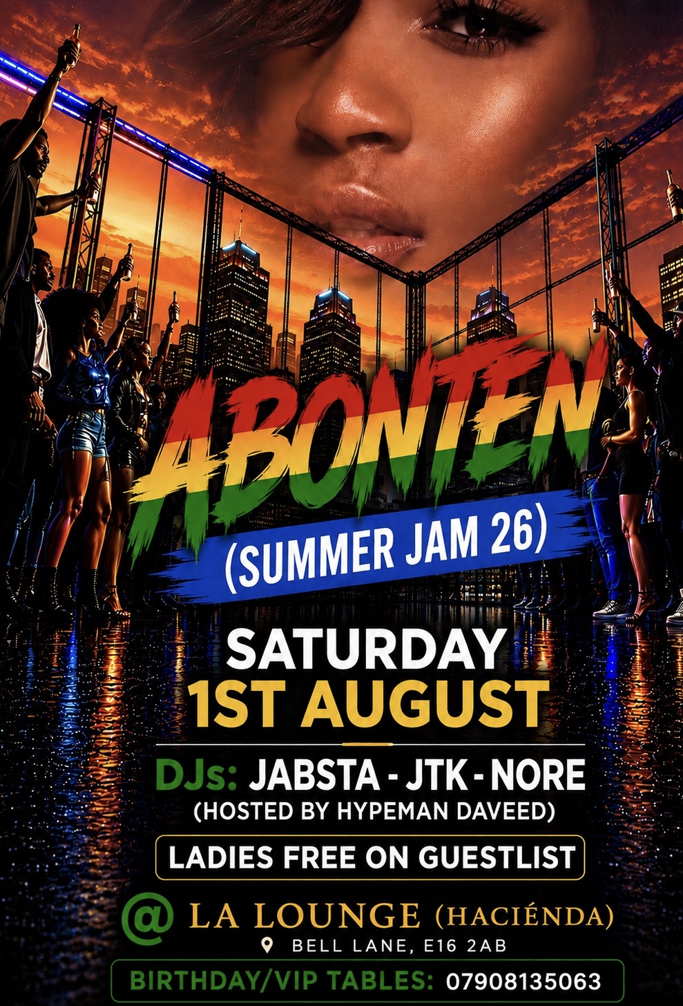 ABONTEN SATURDAY AT LA HACIENDA 1ST OF AUGUST