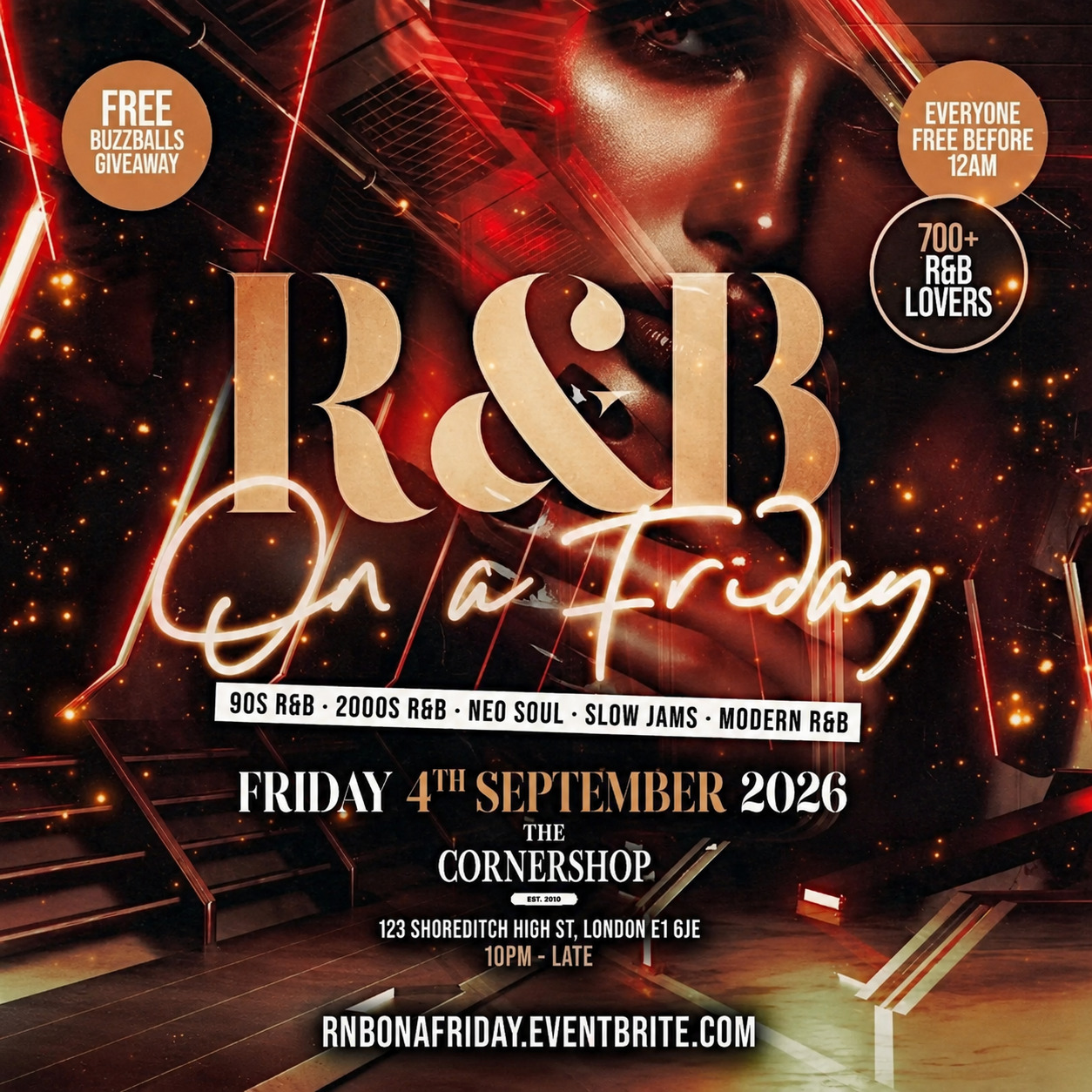 R&B On A Friday - Shoreditch Free RnB Party