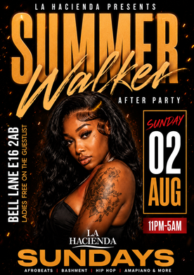 SUMMER WALKER AFTER PARTY @LA LOUNGE   (SUMMER NIGHTS) 