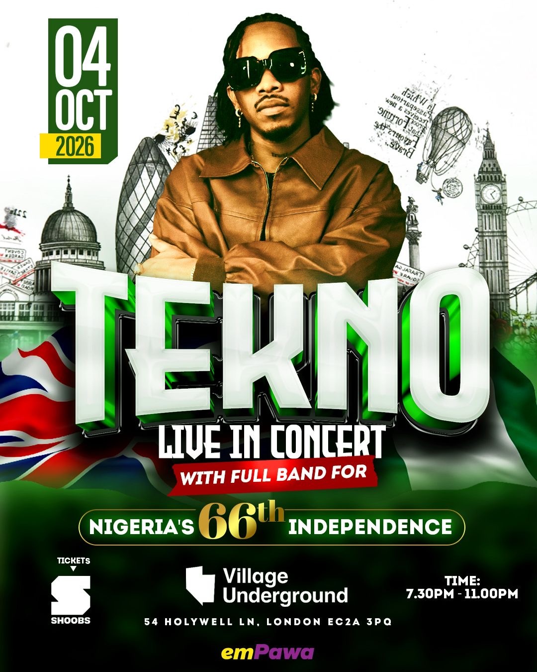 Tekno Live in London