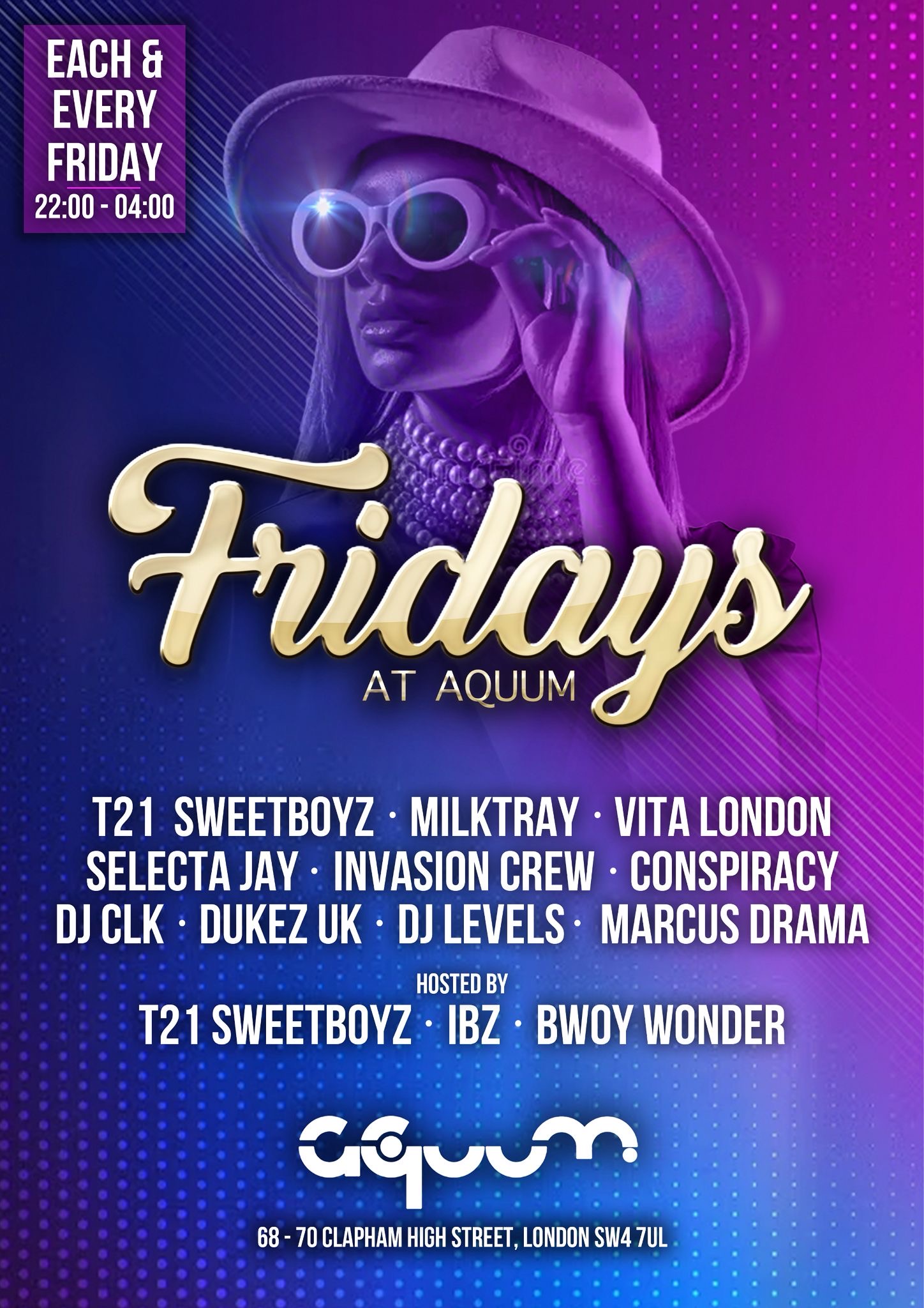 FRIDAYS AT AQUUM