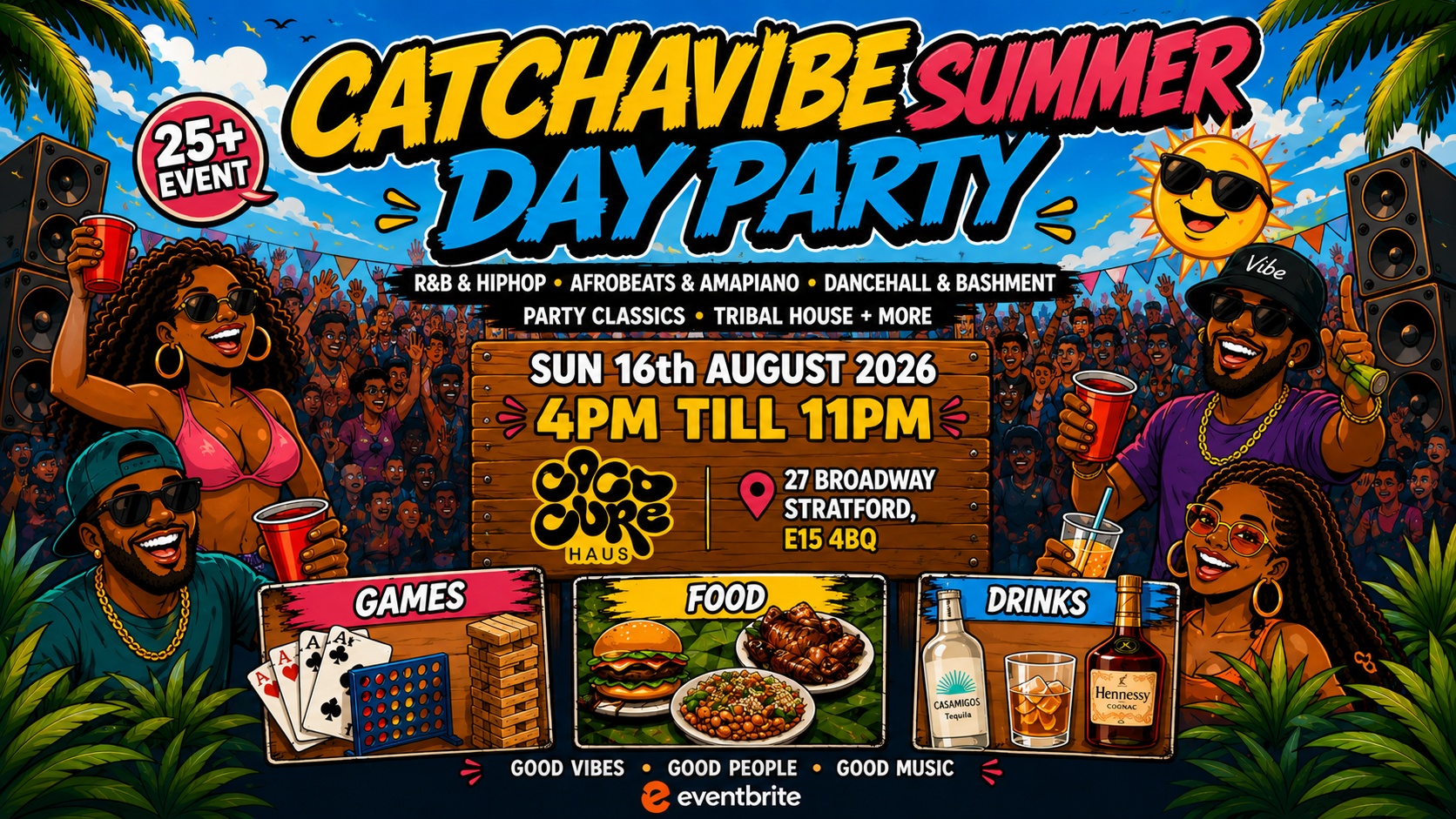 Catch A Vibe: Summer Day Party ☀️ | Bashment & Afrobeats