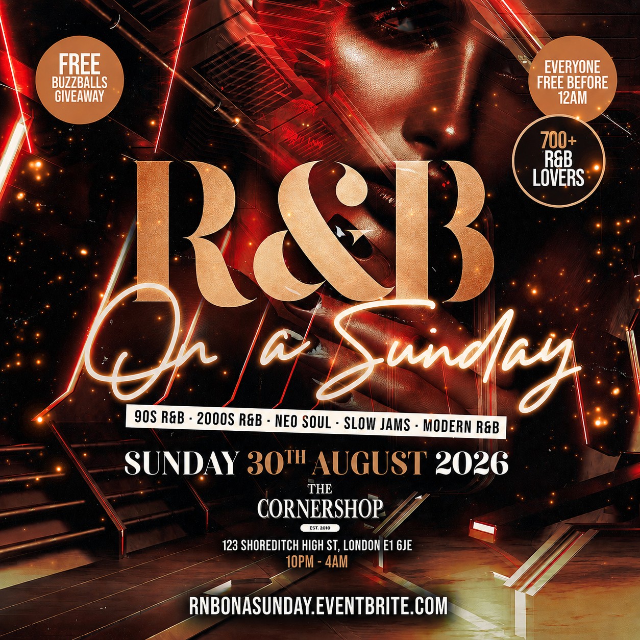 R&B On A Sunday - Shoreditch Free RnB Party