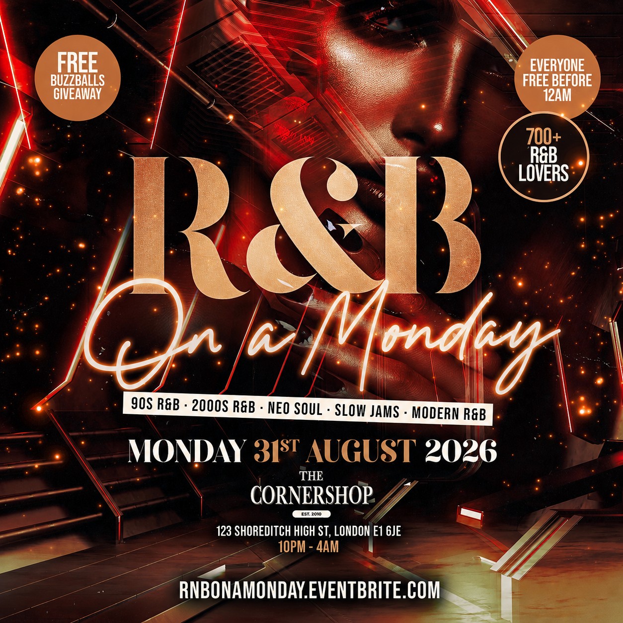 R&B On A Monday - Shoreditch Free RnB Party