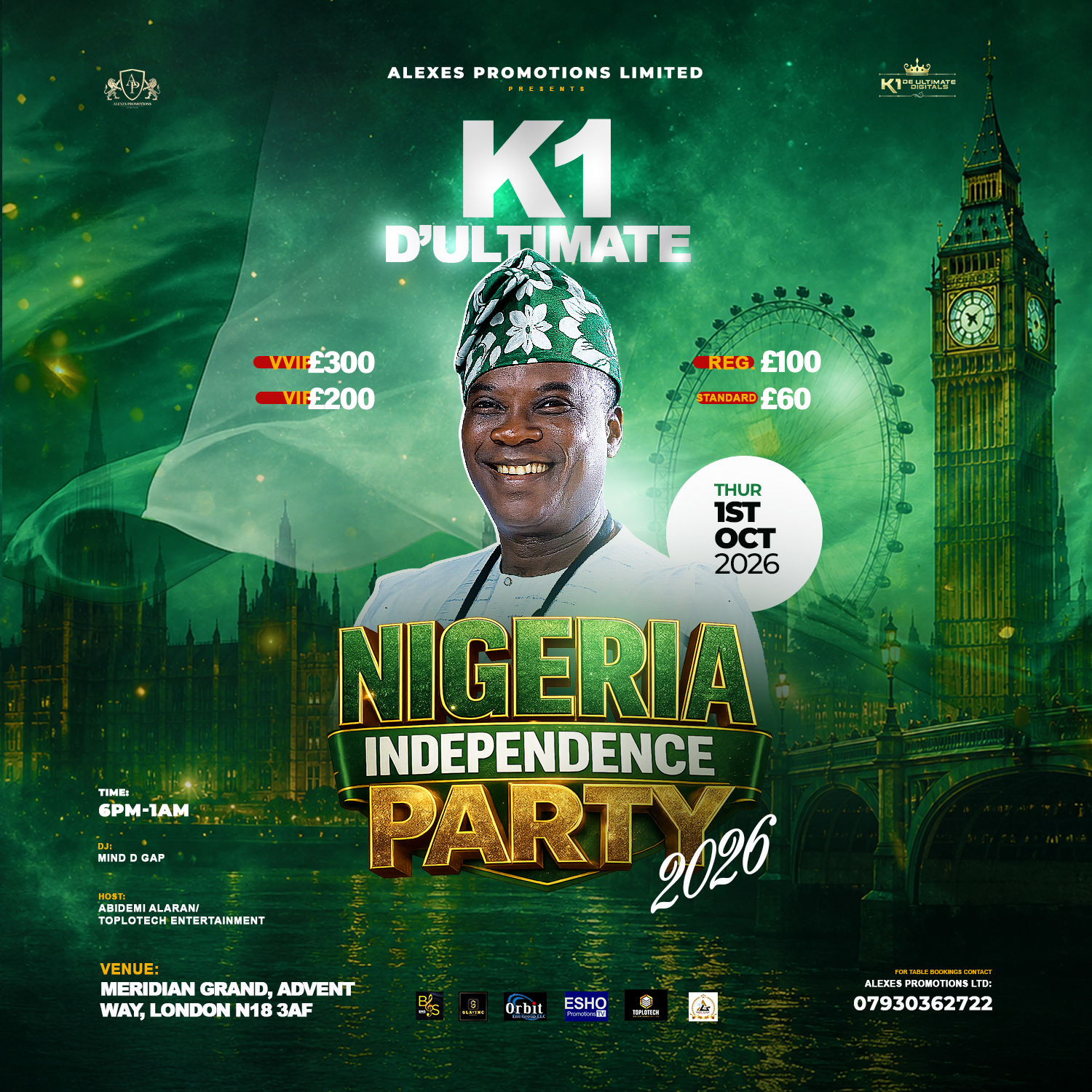 NIGERIA INDEPENDENCE PARTY 2026 WITH K1 D’Ultimate 