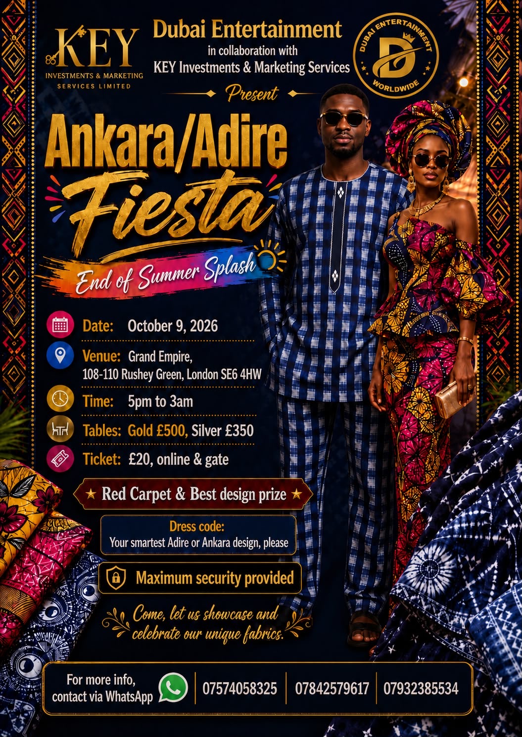 Ankara/Adire Fiesta