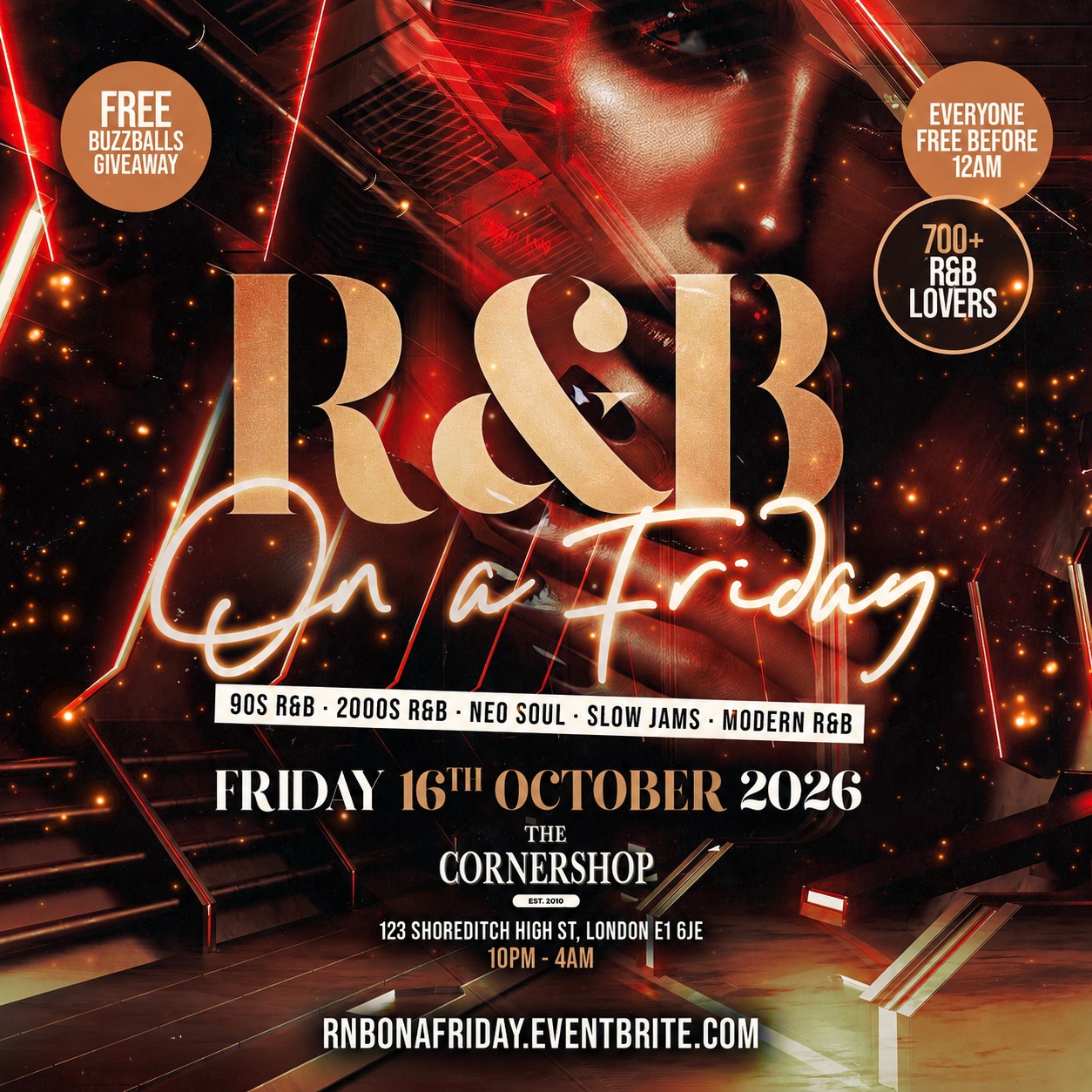 R&B On A Friday - Shoreditch Free RnB Party
