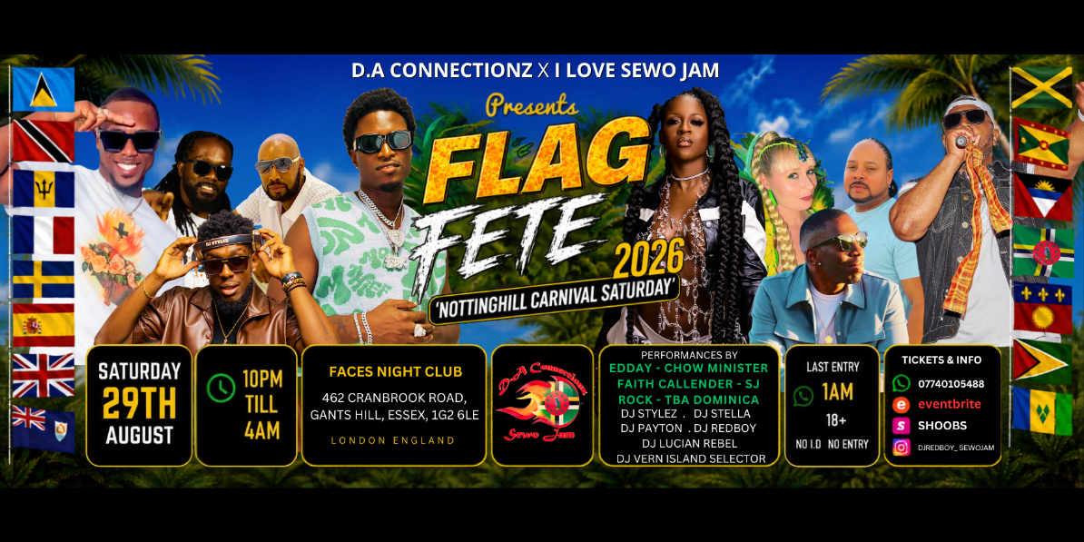 Flag Fete London Notting Hill Carnival 2026