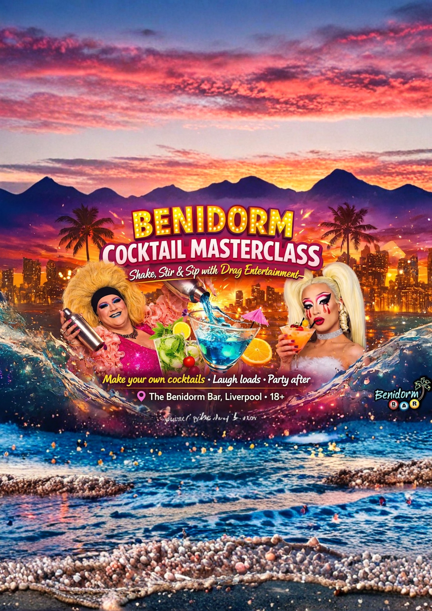 COCKTAIL MASTERCLASSES @ The Benidorm Bar, Liverpool - 8TH AUGUST