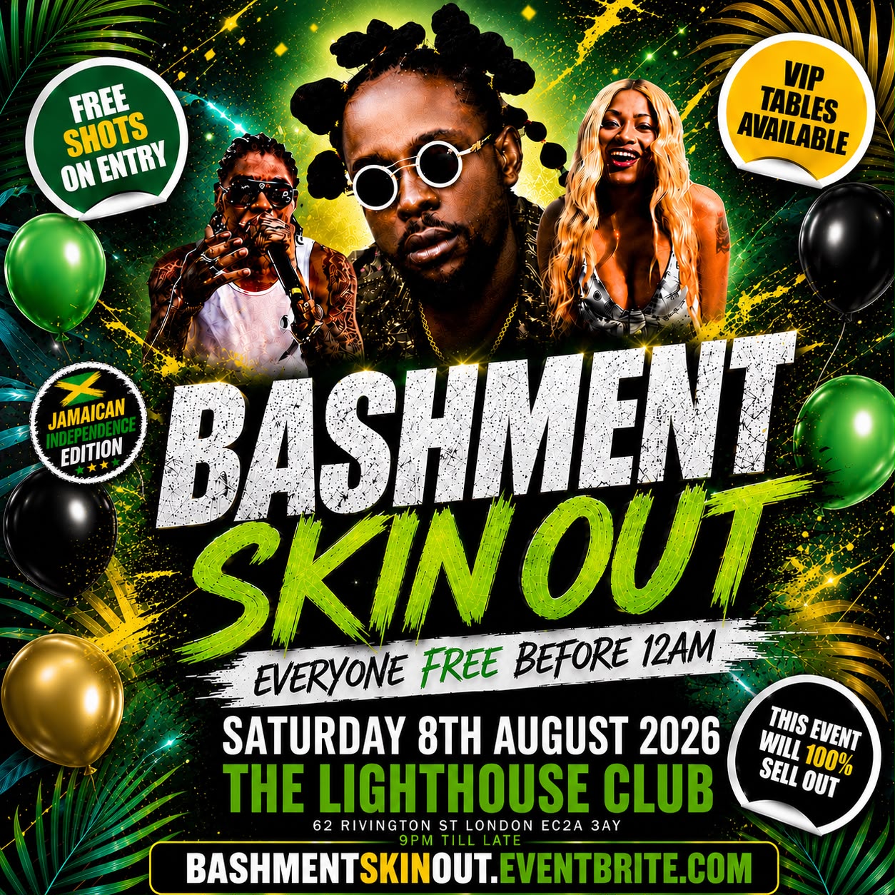 Bashment Skin Out - Everyone Free Before 12AM