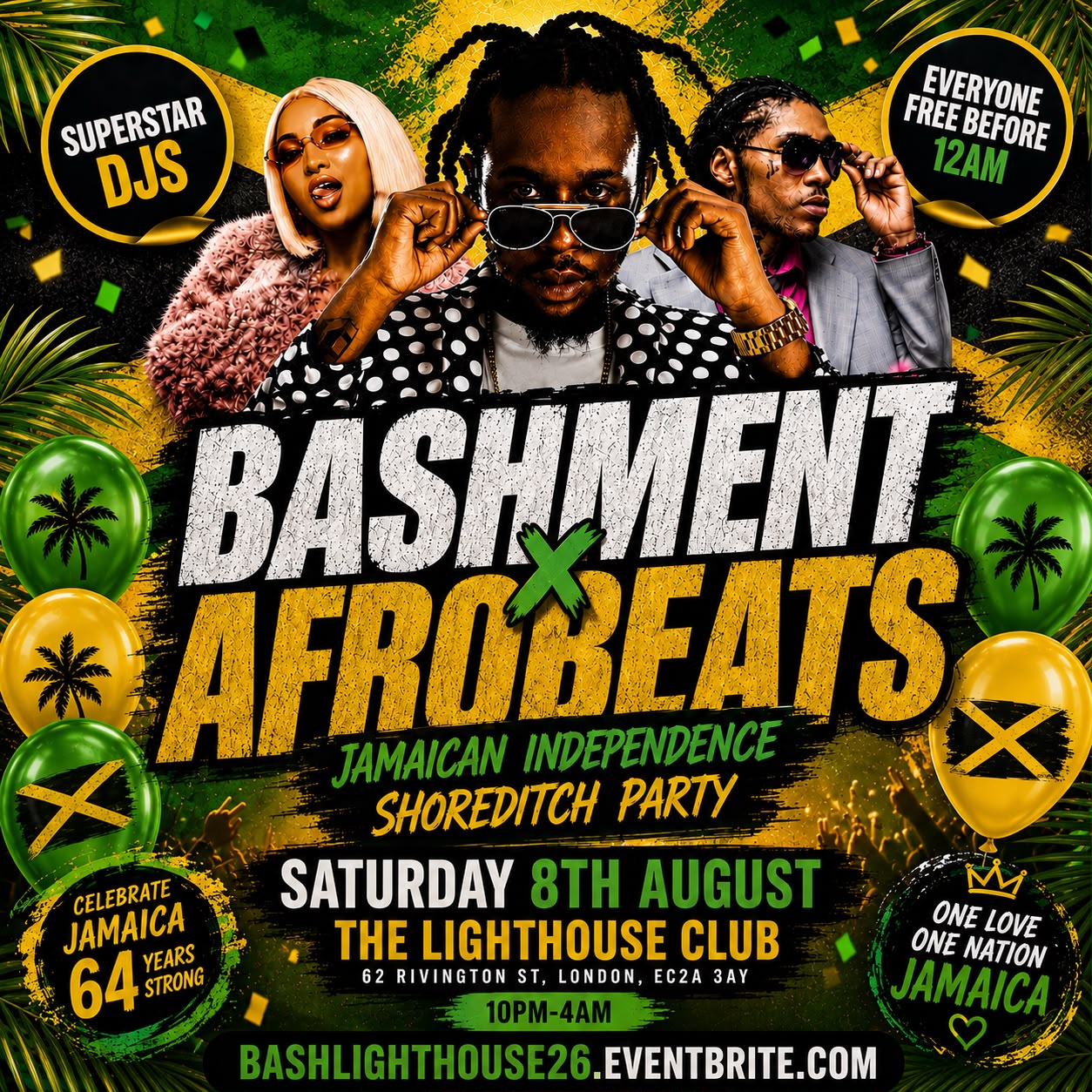 Bashment X Afrobeats - Shoreditch Party - Everyone Free Before 12AM