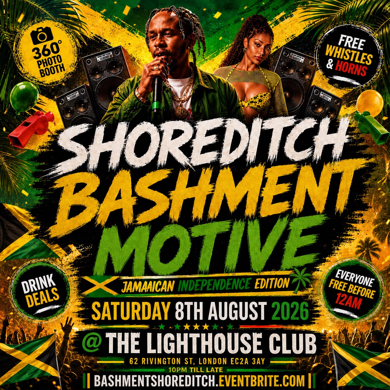 Shoreditch Bashment Motive - Everyone Free Before 12AM