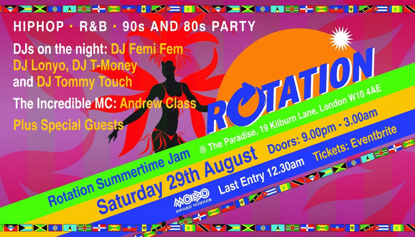 Rotation Bank Holiday Carnival Party   