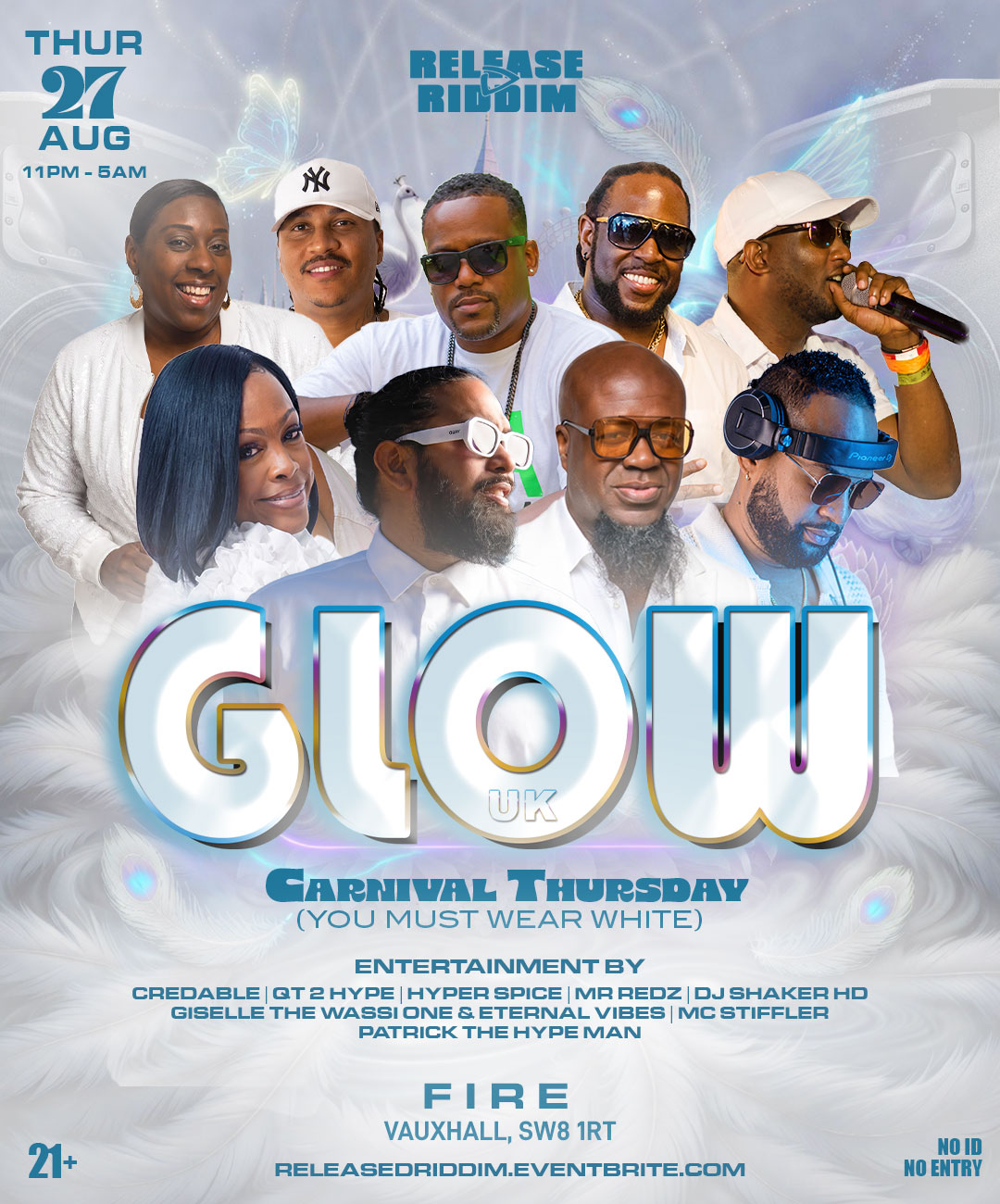GLOW UK - Carnival Thursday - You Must Wear White