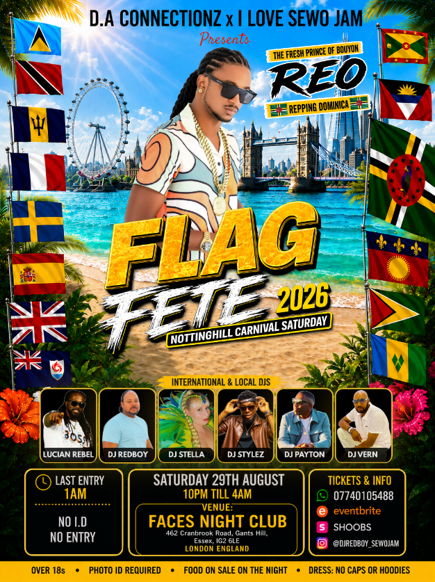 Flag Fete London Notting Hill Carnival 2026