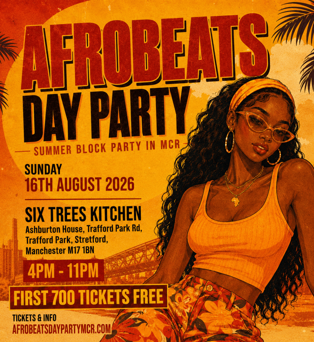 AFROBEATS DAY PARTY - Manchester's Summer Block Party