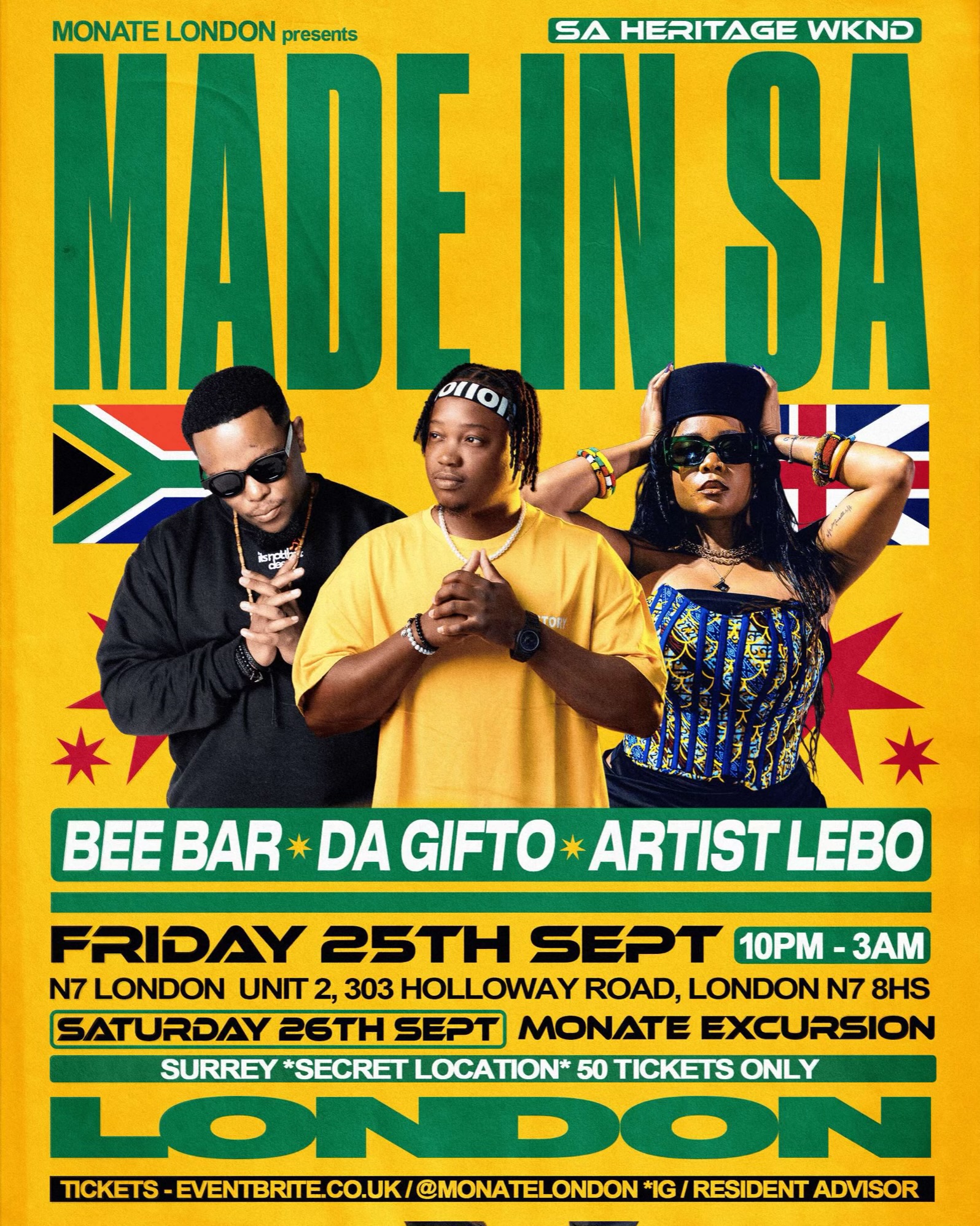Authentic South African Party - Monate London
