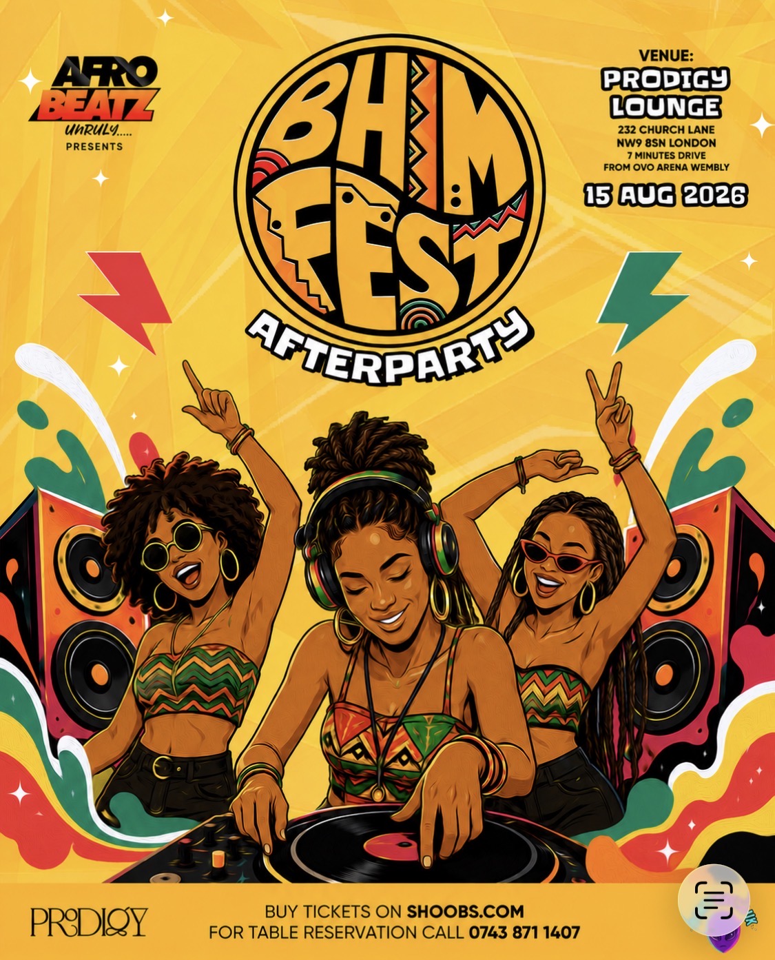 BHIMFEST Afterparty @PRODIGY LOUNGE 
