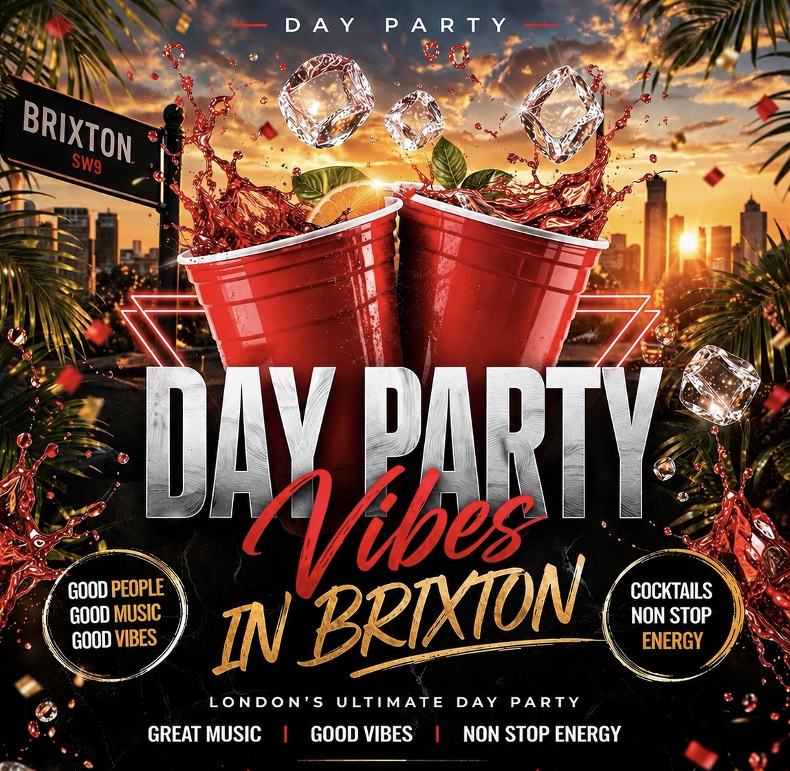 DAY PARTY VIBES IN BRIXTON (£5 B4 5PM WITH A TICKET)