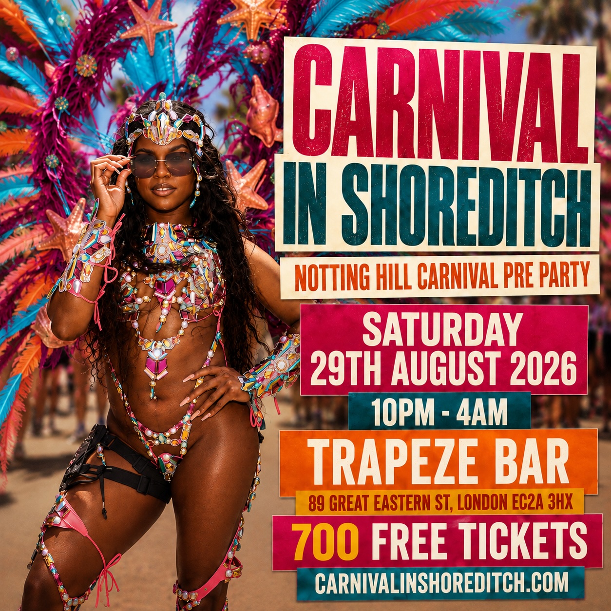 CARNIVAL IN SHOREDITCH - London's Biggest Carnival Party