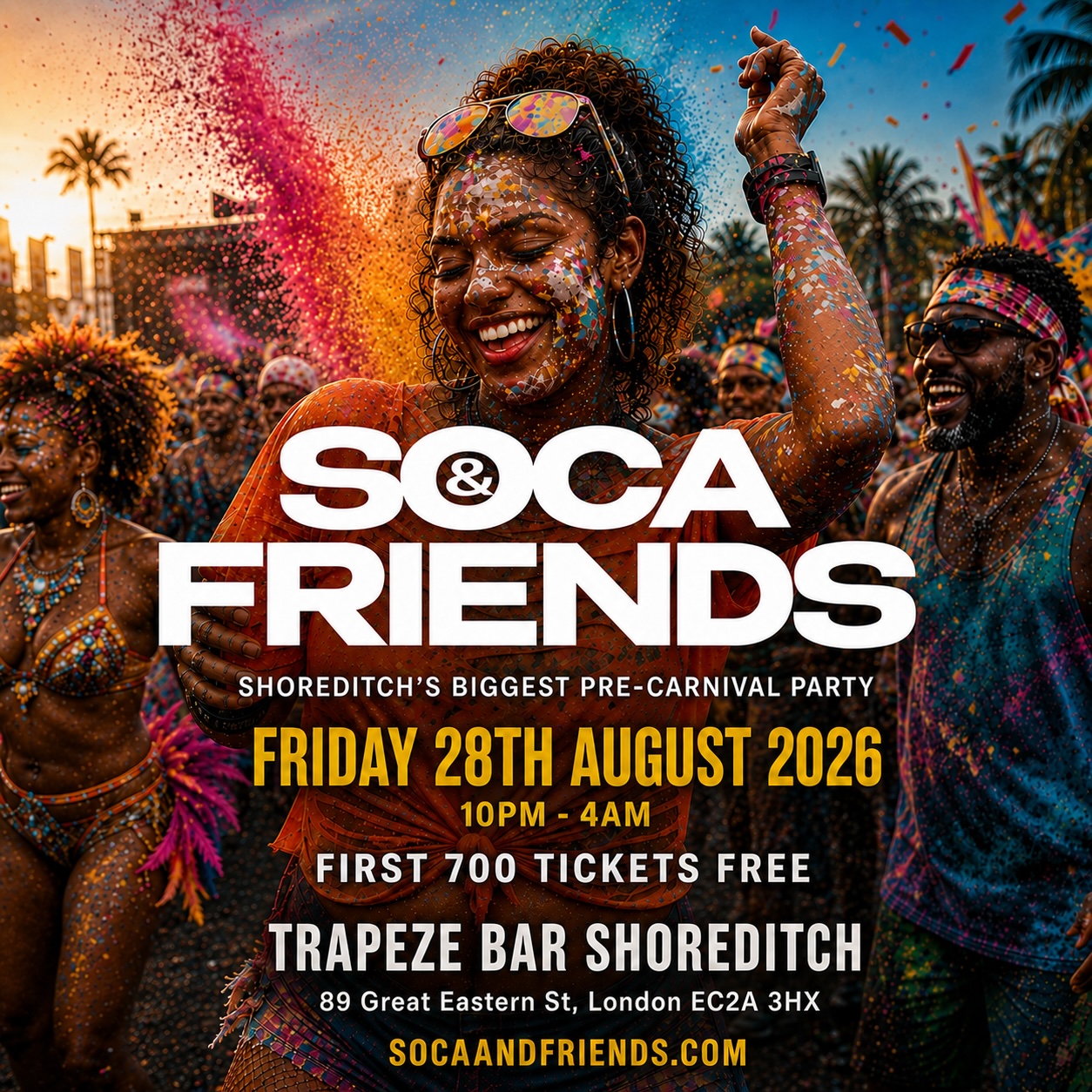 SOCA & FRIENDS - London's Wildest Pre-Carnival Soca Party
