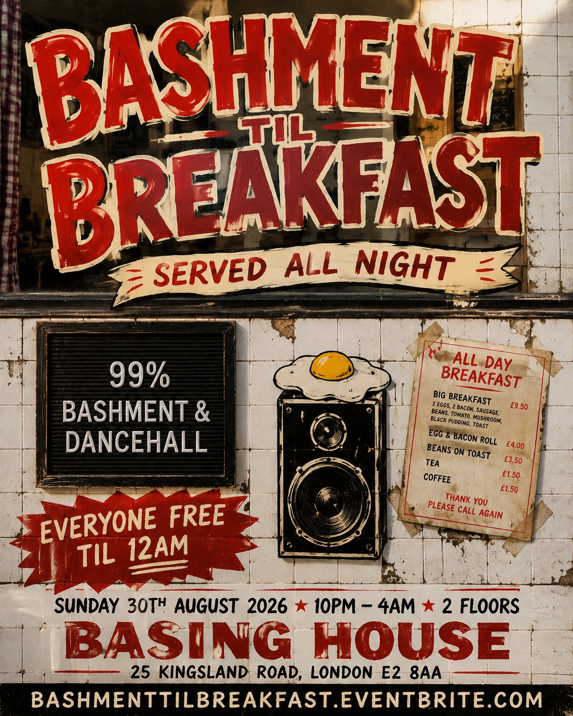 Bashment Til Breakfast - Carnival Sunday After Party (Free Til 12AM)