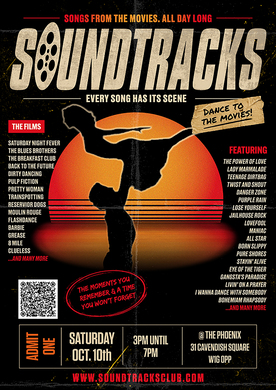 SOUNDTRACKS - A Movie Themed Afternoon Party