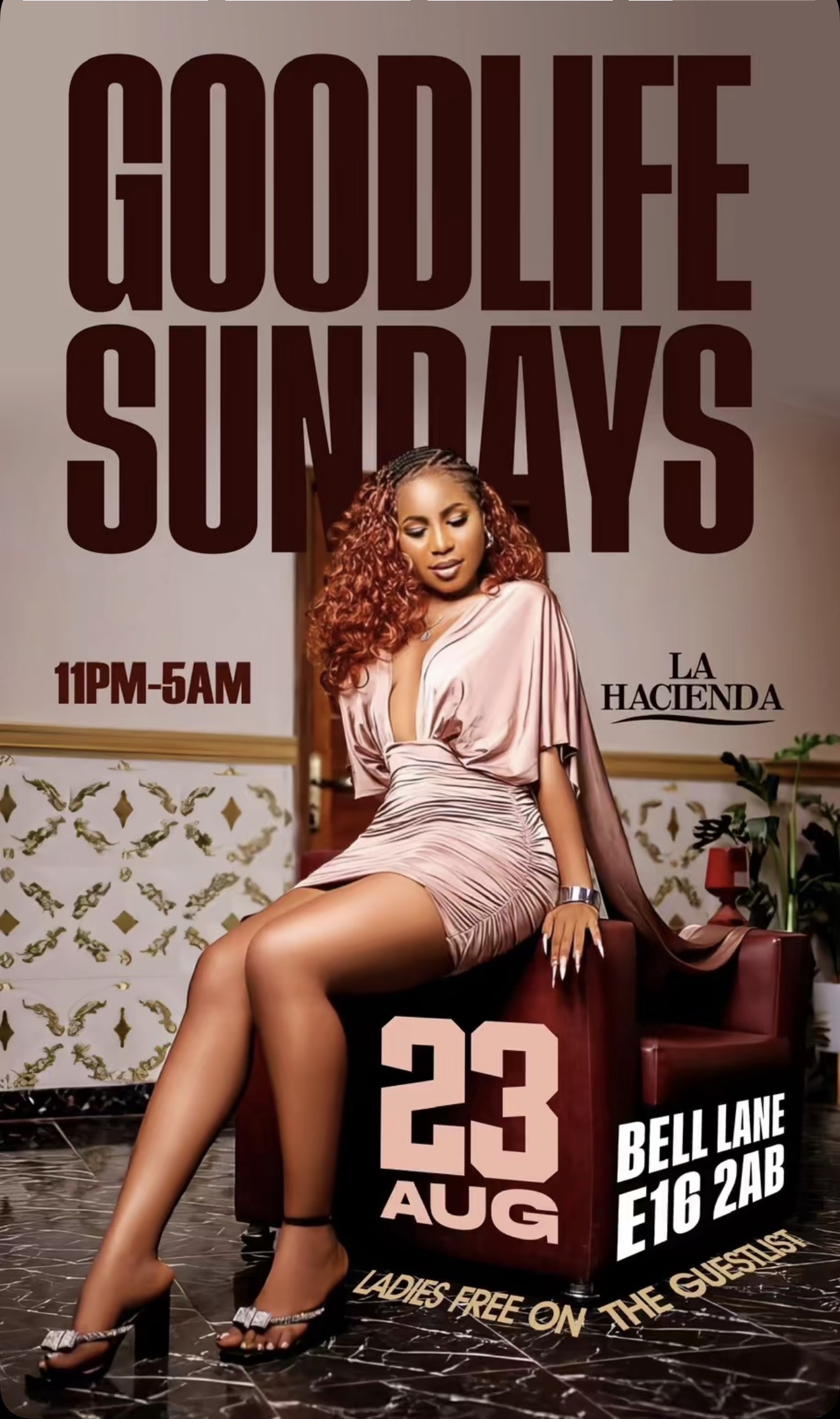 GOOD LIFE SUNDAY AT  LA HACIENDA 23TH OF AUGUST 